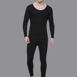 AMUL COMFY Aerowarm Ribbed Mid-Rise Thermal Bottoms image 2