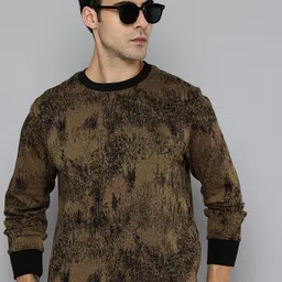 Indian Terrain Abstract Self Design Pullover Sweatshirt-picture-28