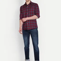 MEGHZ Men Micheal Slim Fit Heavy Fade Stretchable Jeans image 4