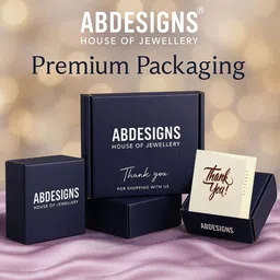 ABDESIGNS Rose Gold-Plated Artificial Stones and Beads Mangalsutra image 2