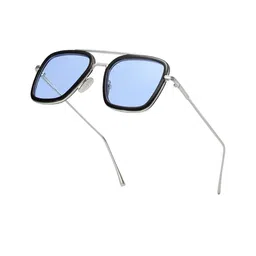 MARSH-X Unisex Full Rim Style Square Wayfarer Sunglasses with tonyblue_01_marsh image 2