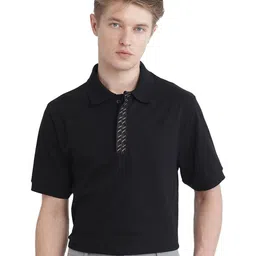 RARE RABBIT Men Solid Polo Collar Cotton T-shirt-picture-11
