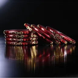 1ST TIME Set of 24 Stone-Studded Bangles image 3