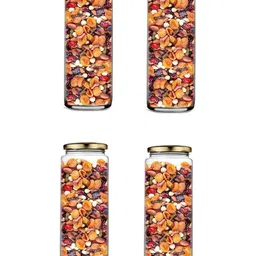 1ST TIME Set Of 5 Transparent Glass Freezer Safe Water Bottle image 3