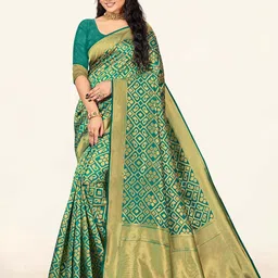 Maroosh Woven Design Zari Banarasi Saree-picture-25