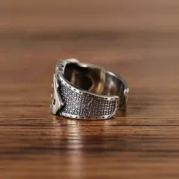 Teeragaj Textured Adjustable Finger Ring image 5