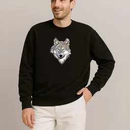 Organic Chics Men Printed Sweatshirt image 4