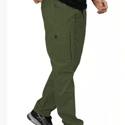 SNELLY EXPORT Men Easy Wash Cargos Trousers image 3