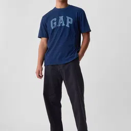 GAP Brand Logo Printed Pure Cotton T-shirt image 3