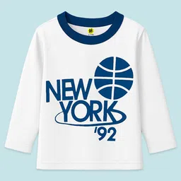 YK Boys Pack Of 4 Graphic Printed Cotton T-Shirts image 3