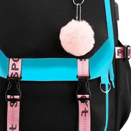 StyleCast x Revolte Women Colourblocked Ergonomic Strap Padded Backpack image 4