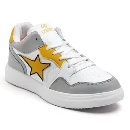 SCHOOZI Men Colourblocked Sneakers image 4