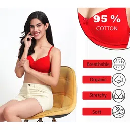 CHILEELIFE Bra Medium Coverage Lightly Padded image 4