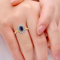 CANDERE A KALYAN JEWELLERS COMPANY Women 18Kt Gold Finger Ring With Diamond - 2.79 gm-picture-19