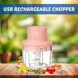 frony Chopper (Electric Rechargeable Chopper) for Kitchen Vegetable Garlic Onion B389 Electric Vegetable & Fruit Chopper-picture-16