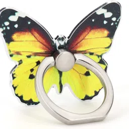 befunky Universal Painted Butterfly Mobile Phone Ring Holder Finger Ring Grip Stand 360° Mobile Holder-picture-24