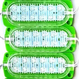 DC 12V 3W LED Module Light Lamp Bulb Multipurpose Use For Vehicle(Green,Pack3) Fog Lamp Car, Motorbike, Van LED (12 V, 3 W)-image-26