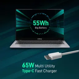 Infinix INBook X1 Intel Core i5 10th Gen 1035G1 - (8 GB/512 GB SSD/Windows 11 Home) XL11 Thin and Light Laptop image 3