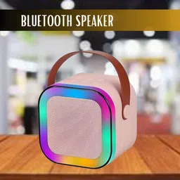 GUGGU W12 (PORTABLE WIRELESS BLUETOOTH SPEAKER) Dynamic Thunder Sound & RGB LightI64 10 W Bluetooth Laptop/Desktop Speaker-image-85