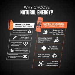 beecause Bee Cause Supercharged Natural Pre Workout Honey Sachets Energy Drink image 5