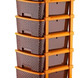 ashlas 6 Layer Plastic Modular Drawer System Multipurpose chest of Organizer Drawer Divider-picture-12