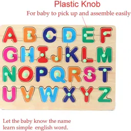 gamloid Best Buy Wooden Alphabet Educational learning Board brain tester image 5