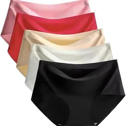 meile Pack of 5 Women Hipster Multicolor Panty image 1