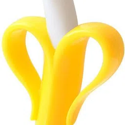 enjoy life Baby Banana Training Toothbrush & Teether BPA Free Safe and Flexible for Infants Baby Boys & Girls Teether-picture-15