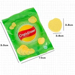 amb Potato Chips Shaped Erasers for Kids, Non-Toxic Non-Toxic Eraser image 3