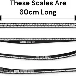 qroof Curves Measuring Set – Arm, Leg & Full Rulers for Tailoring & Pattern Drafting image 4