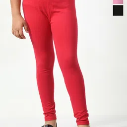 KAYU Girls Pack Of 3 Ankle Length Leggings-picture-16