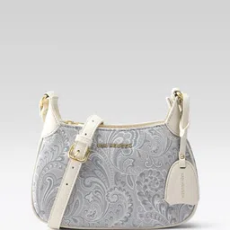 Van Heusen Ethnic Motifs Woven Design Structured Sling Bag-picture-23