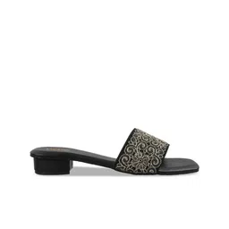 Metro Embellished Platform Mules image 4