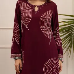 KALINI Women Printed Regular Kurta with Palazzos image 4