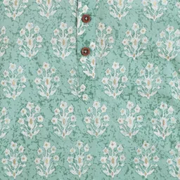 BAESD Boys Ethnic Motifs Printed Regular Kurta with Pyjamas image 5