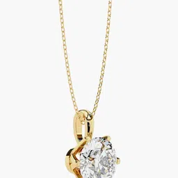 VALANOVA BIS Hallmark 14K Gold Diamond Studded Pendant - 0.84 g image 2