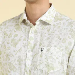 Allen Solly Slim Fit Floral Printed Spread Collar Casual Shirt image 2