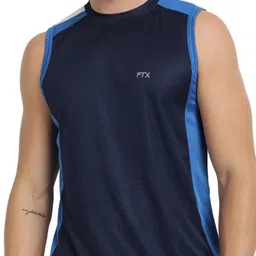 FTX Pack Of 4 Colourblocked Round Neck T-shirts image 2
