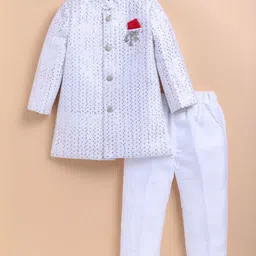 LITTLE COLLARS Boys Embellished Trousers image 2