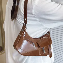 LULU & SKY Women Solid Structured Shoulder Bag image 2