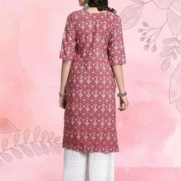 Ethnic basket Women Pack Of 2 Multicoloured Crepe Kurtas image 3