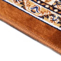 GRHAMOY Gold-Toned & Red Ethnic Motifs Printed Carpet image 5