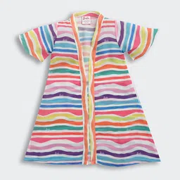 Tiny Girl Girls Printed Sleeveless Top With Shorts & Shrug image 5