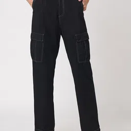 Kraus Jeans Women Relaxed Fit High-Rise Cotton Cargos-picture-20