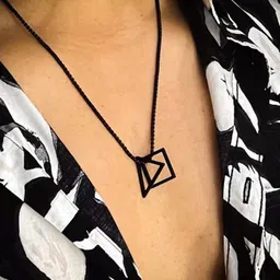 PASU FASHION Oval Pendants with Chains image 5