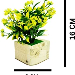 Dekorly Green Artificial Flowers & Plants With Pot image 5