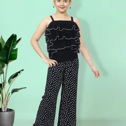 KAARIGARI Girls Top with Palazzos-image-55