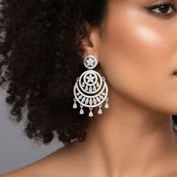Manuvi Jewels Geometric Drop Earrings-picture-10