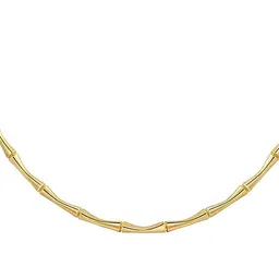 Bohey by KARATCART Gold-Plated Elegant Minimal Necklace image 3
