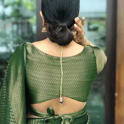 AMRUTKALA SAREES Woven Design Zari Designer Saree With Blouse Piece image 2